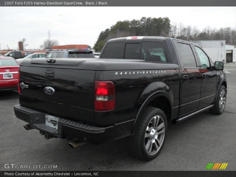 Black / Black 2007 Ford F150 Harley-Davidson SuperCrew