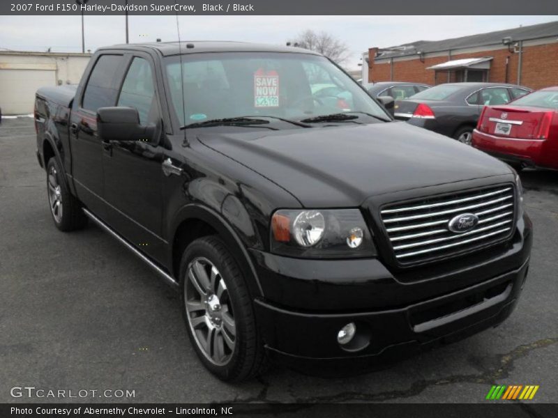 Black / Black 2007 Ford F150 Harley-Davidson SuperCrew