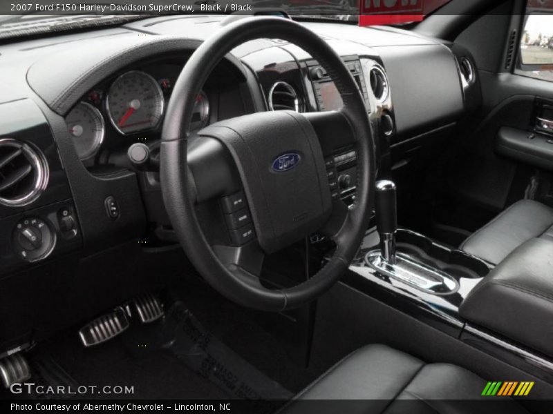 Black Interior - 2007 F150 Harley-Davidson SuperCrew 