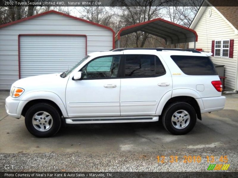 Natural White / Oak 2002 Toyota Sequoia Limited 4WD