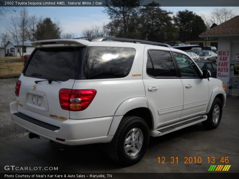 Natural White / Oak 2002 Toyota Sequoia Limited 4WD