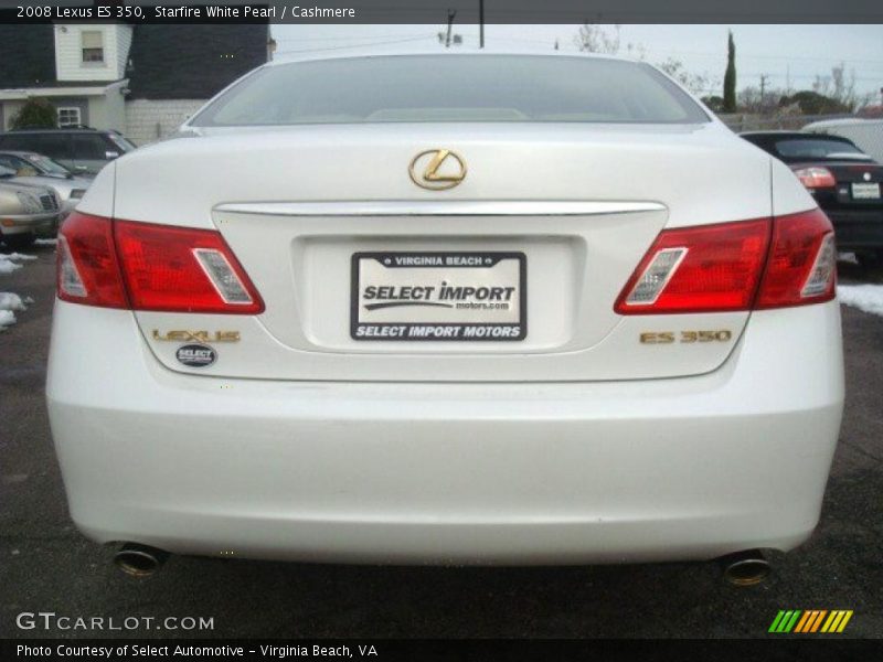 Starfire White Pearl / Cashmere 2008 Lexus ES 350