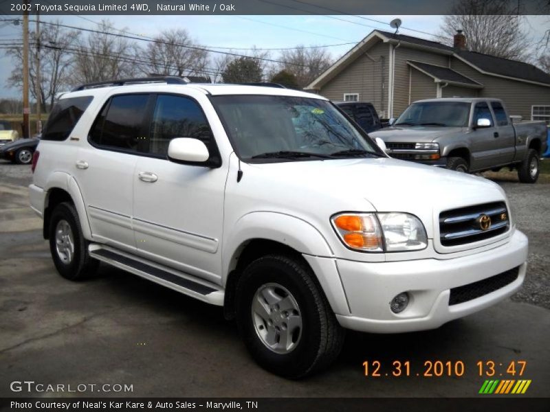 Natural White / Oak 2002 Toyota Sequoia Limited 4WD