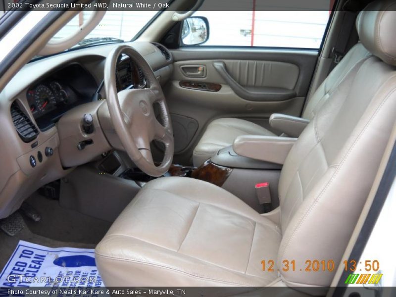 Natural White / Oak 2002 Toyota Sequoia Limited 4WD