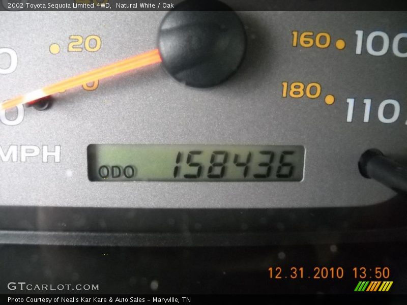 Natural White / Oak 2002 Toyota Sequoia Limited 4WD