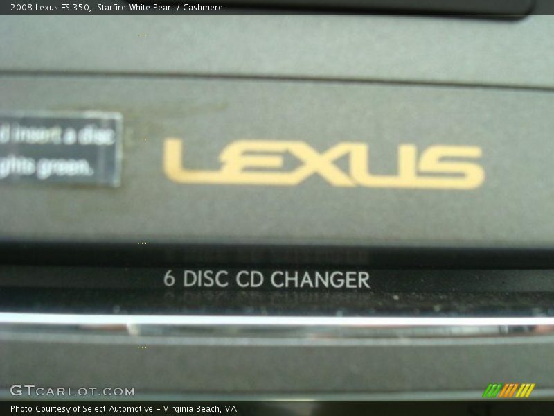 Starfire White Pearl / Cashmere 2008 Lexus ES 350