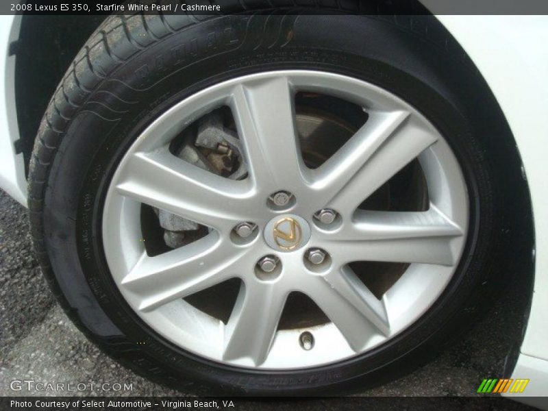 Starfire White Pearl / Cashmere 2008 Lexus ES 350