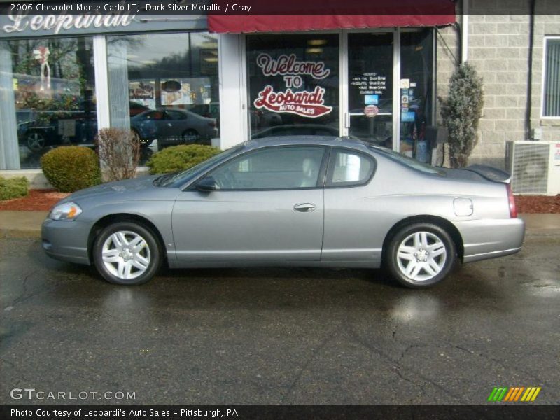 Dark Silver Metallic / Gray 2006 Chevrolet Monte Carlo LT
