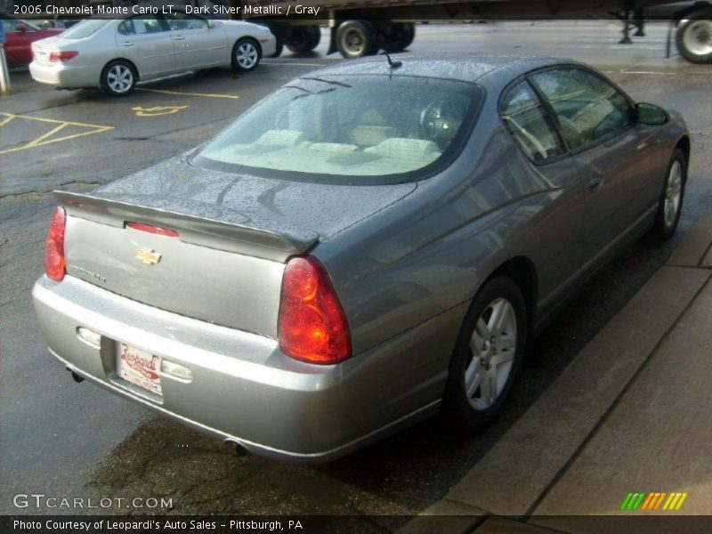 Dark Silver Metallic / Gray 2006 Chevrolet Monte Carlo LT