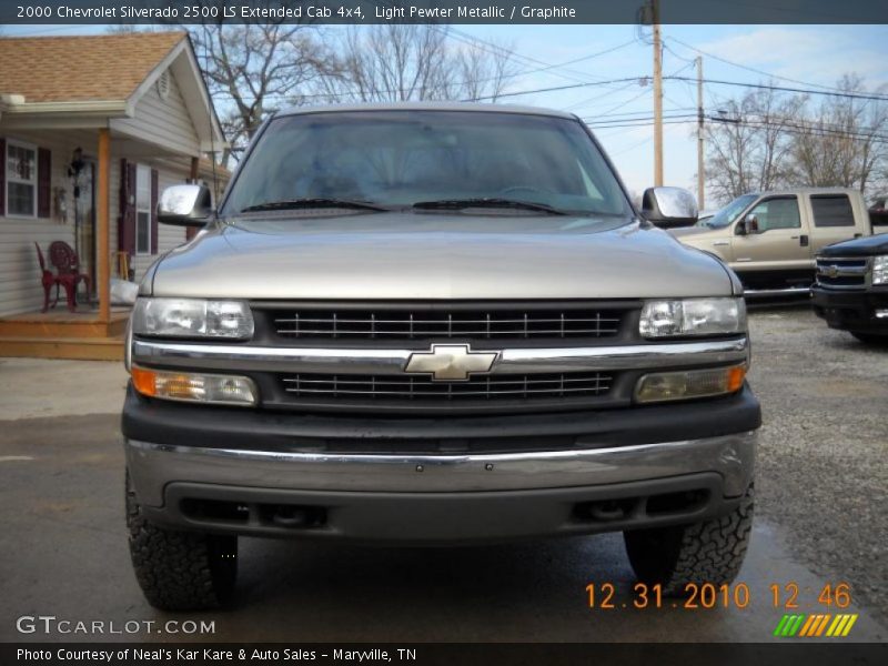 Light Pewter Metallic / Graphite 2000 Chevrolet Silverado 2500 LS Extended Cab 4x4