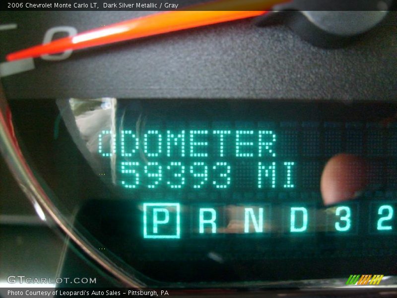Dark Silver Metallic / Gray 2006 Chevrolet Monte Carlo LT