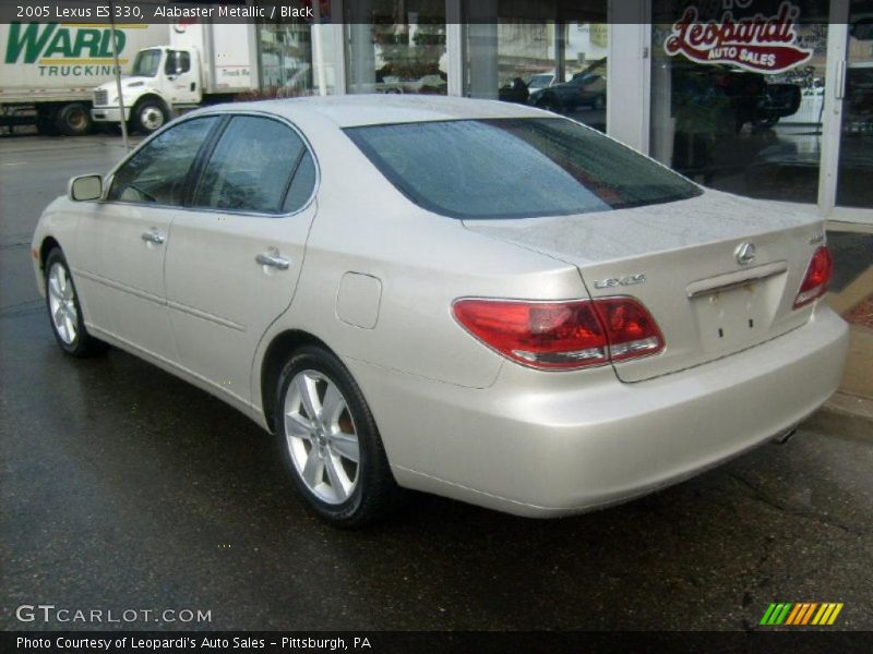 Alabaster Metallic / Black 2005 Lexus ES 330
