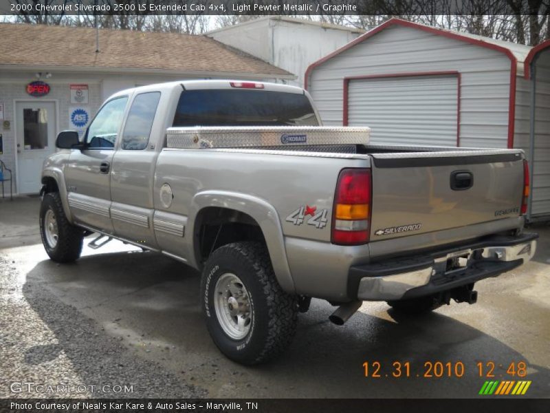 Light Pewter Metallic / Graphite 2000 Chevrolet Silverado 2500 LS Extended Cab 4x4