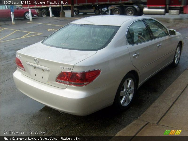 Alabaster Metallic / Black 2005 Lexus ES 330