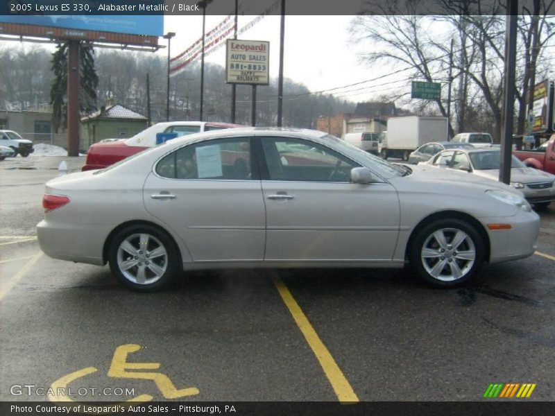 Alabaster Metallic / Black 2005 Lexus ES 330