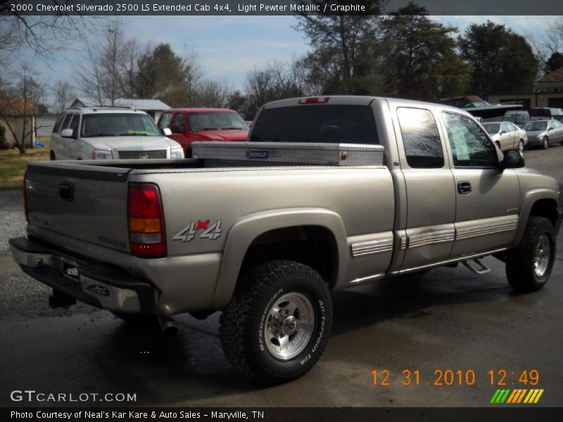 Light Pewter Metallic / Graphite 2000 Chevrolet Silverado 2500 LS Extended Cab 4x4