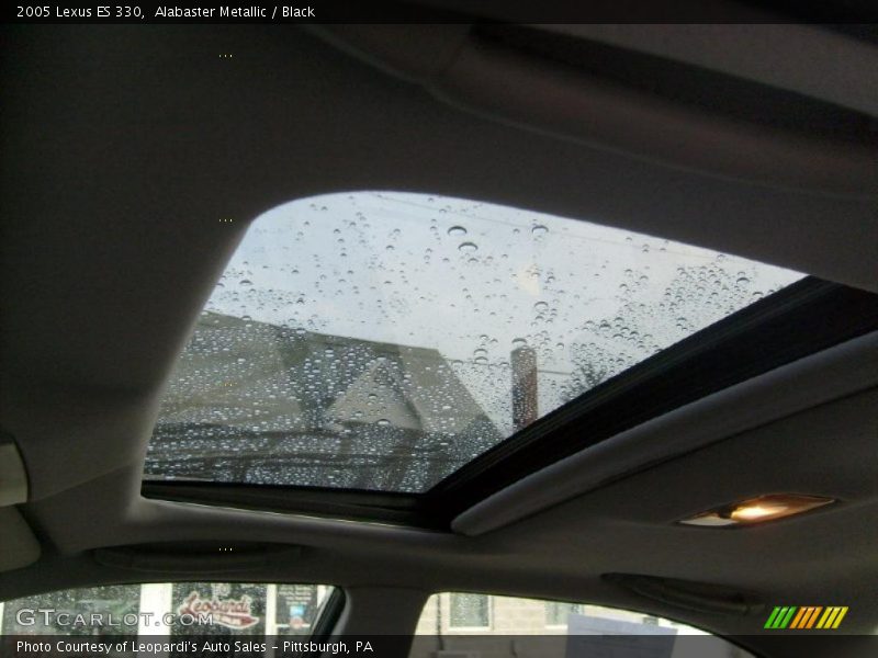 Alabaster Metallic / Black 2005 Lexus ES 330