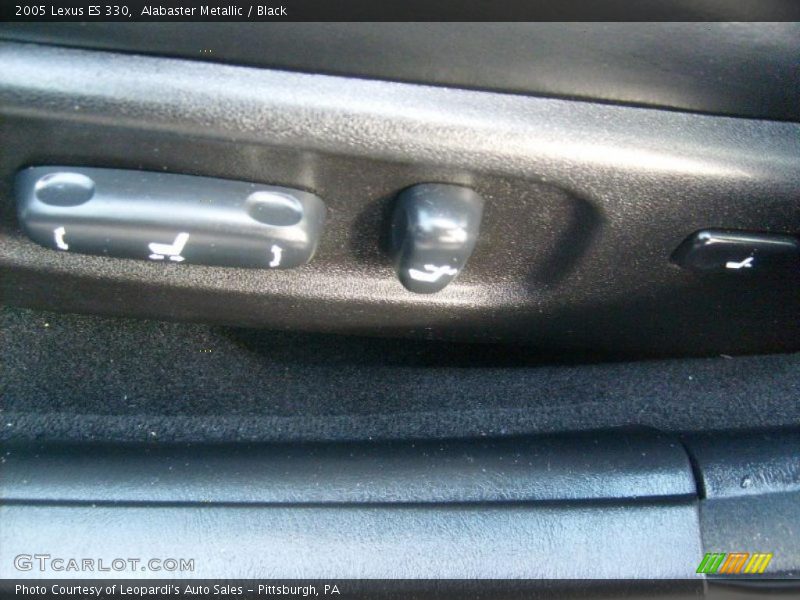 Alabaster Metallic / Black 2005 Lexus ES 330