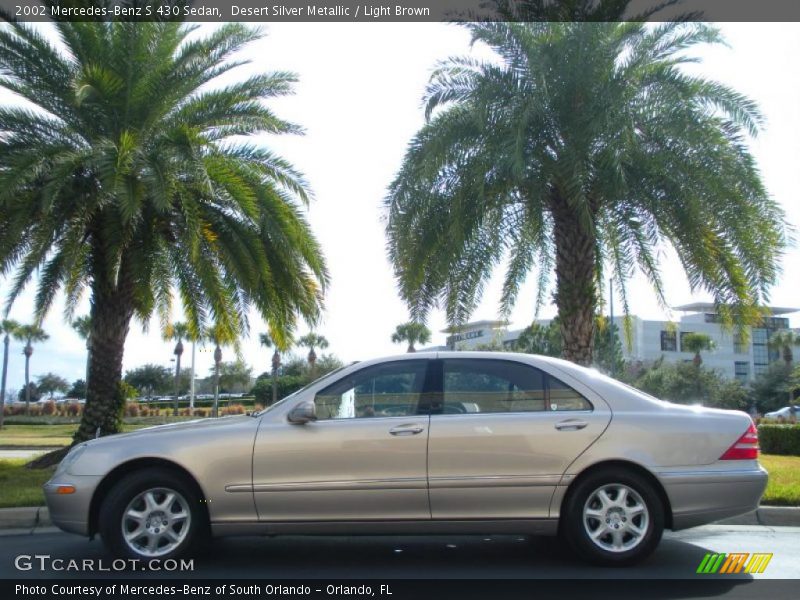 Desert Silver Metallic / Light Brown 2002 Mercedes-Benz S 430 Sedan