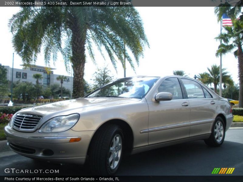 Desert Silver Metallic / Light Brown 2002 Mercedes-Benz S 430 Sedan