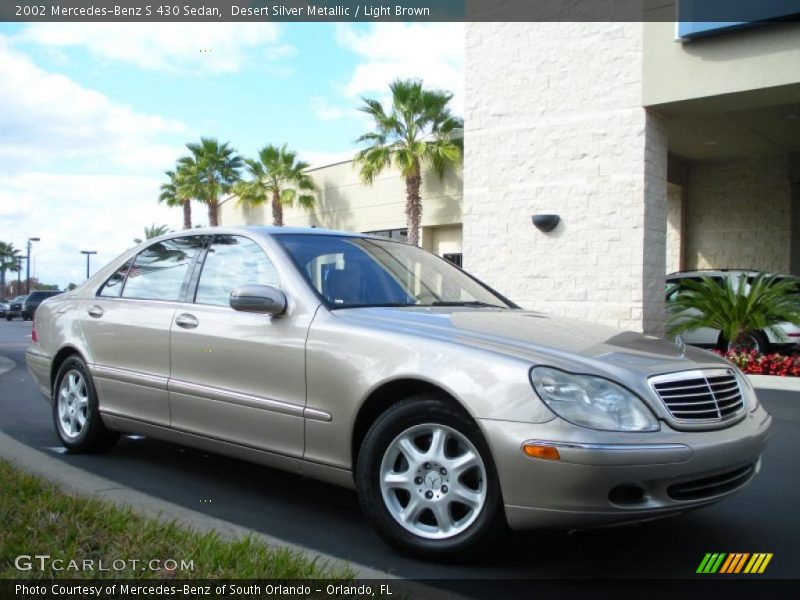 Desert Silver Metallic / Light Brown 2002 Mercedes-Benz S 430 Sedan