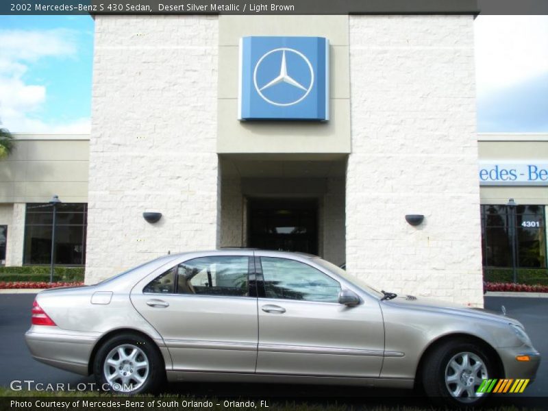 Desert Silver Metallic / Light Brown 2002 Mercedes-Benz S 430 Sedan