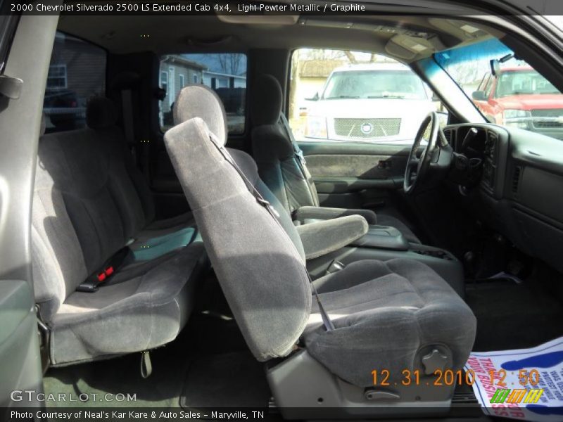 Light Pewter Metallic / Graphite 2000 Chevrolet Silverado 2500 LS Extended Cab 4x4