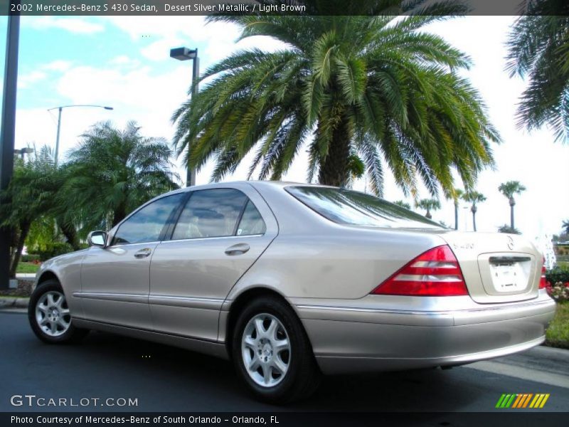 Desert Silver Metallic / Light Brown 2002 Mercedes-Benz S 430 Sedan