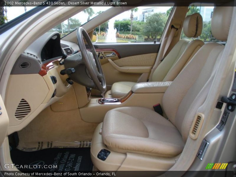 Desert Silver Metallic / Light Brown 2002 Mercedes-Benz S 430 Sedan