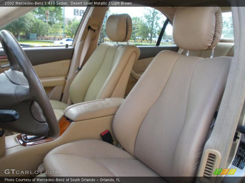 Desert Silver Metallic / Light Brown 2002 Mercedes-Benz S 430 Sedan