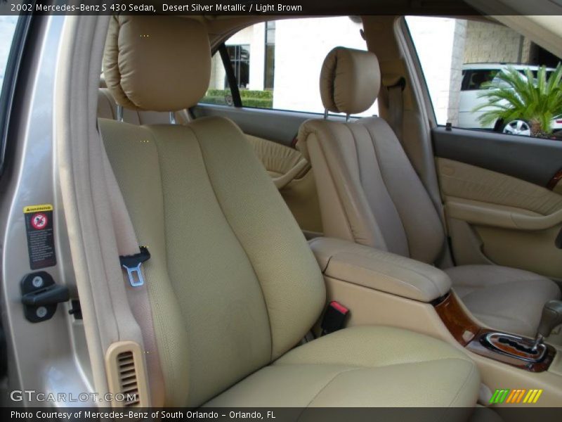 Desert Silver Metallic / Light Brown 2002 Mercedes-Benz S 430 Sedan