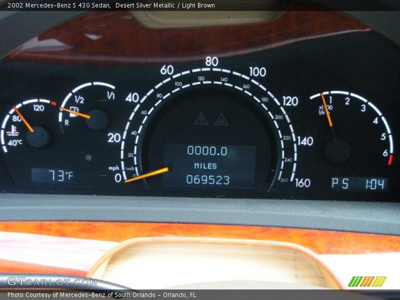 Desert Silver Metallic / Light Brown 2002 Mercedes-Benz S 430 Sedan