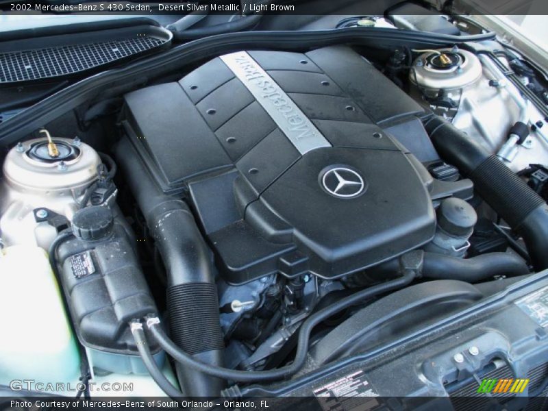 Desert Silver Metallic / Light Brown 2002 Mercedes-Benz S 430 Sedan