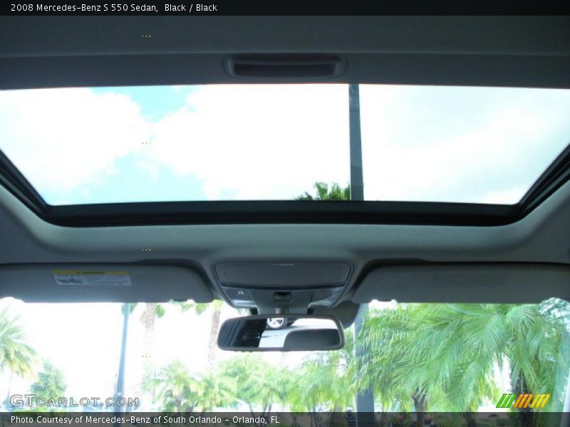 Black / Black 2008 Mercedes-Benz S 550 Sedan