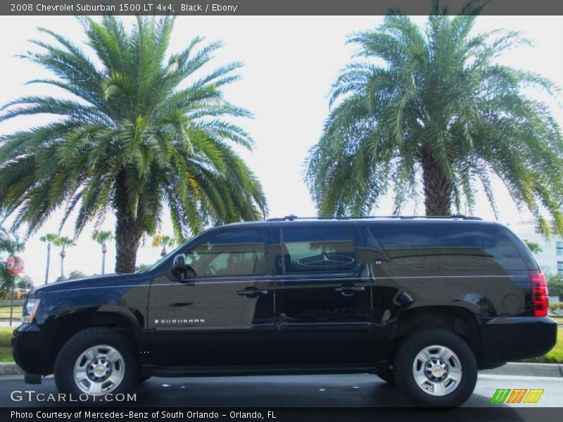 Black / Ebony 2008 Chevrolet Suburban 1500 LT 4x4