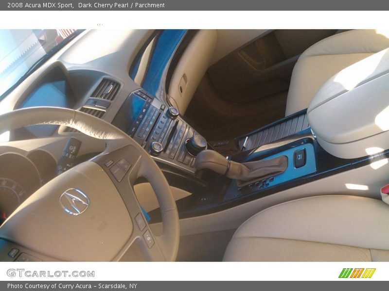Dark Cherry Pearl / Parchment 2008 Acura MDX Sport