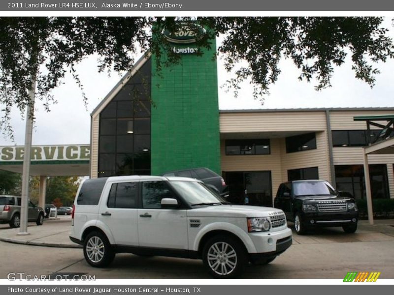Alaska White / Ebony/Ebony 2011 Land Rover LR4 HSE LUX
