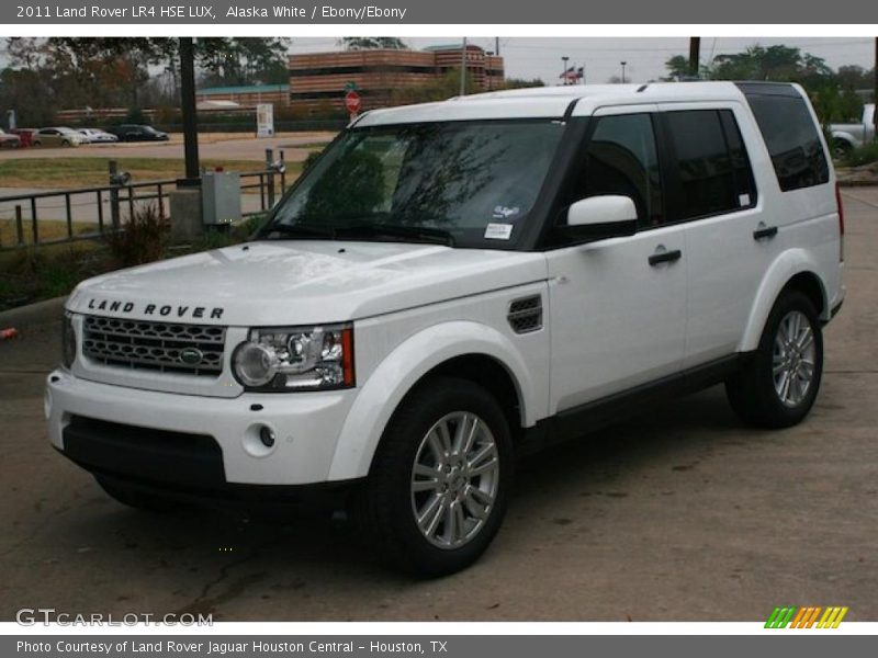 Alaska White / Ebony/Ebony 2011 Land Rover LR4 HSE LUX