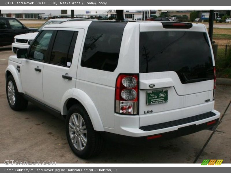 Alaska White / Ebony/Ebony 2011 Land Rover LR4 HSE LUX