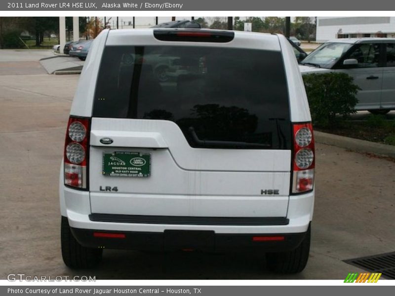 Alaska White / Ebony/Ebony 2011 Land Rover LR4 HSE LUX
