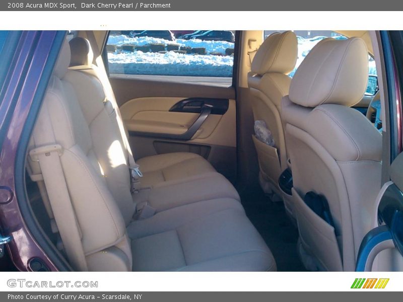 Dark Cherry Pearl / Parchment 2008 Acura MDX Sport