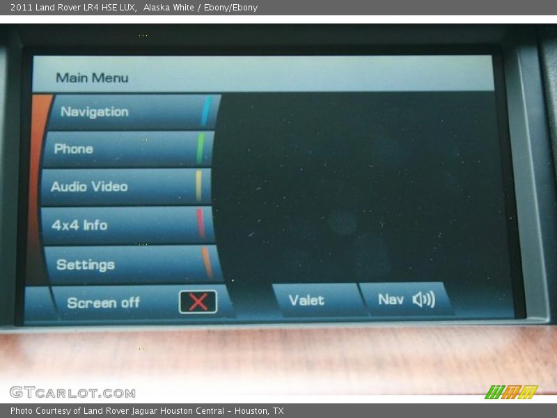 Alaska White / Ebony/Ebony 2011 Land Rover LR4 HSE LUX