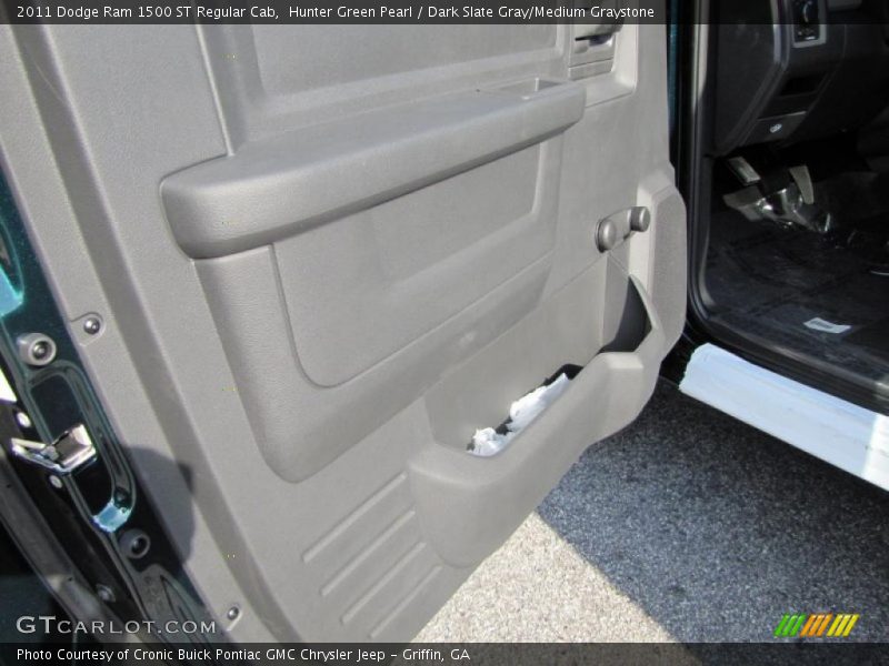 Hunter Green Pearl / Dark Slate Gray/Medium Graystone 2011 Dodge Ram 1500 ST Regular Cab
