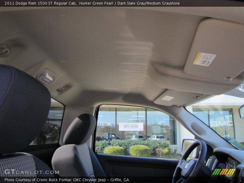 Hunter Green Pearl / Dark Slate Gray/Medium Graystone 2011 Dodge Ram 1500 ST Regular Cab