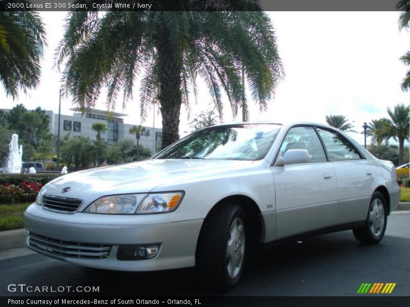 Crystal White / Ivory 2000 Lexus ES 300 Sedan