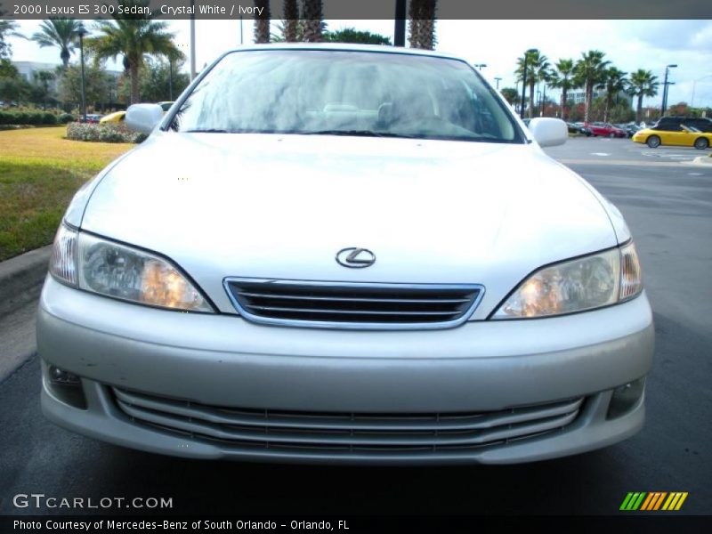 Crystal White / Ivory 2000 Lexus ES 300 Sedan