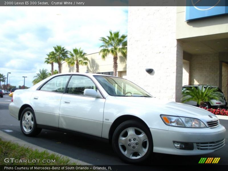 Crystal White / Ivory 2000 Lexus ES 300 Sedan
