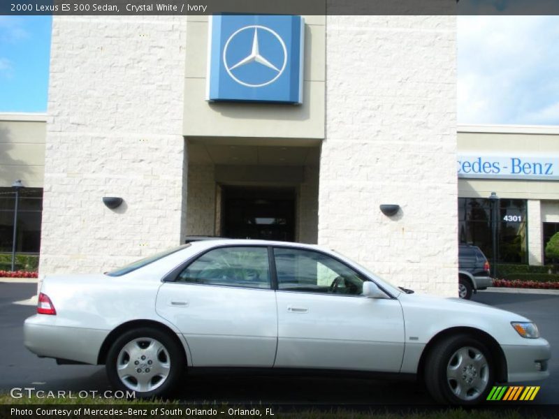 Crystal White / Ivory 2000 Lexus ES 300 Sedan