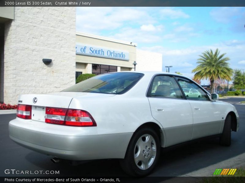 Crystal White / Ivory 2000 Lexus ES 300 Sedan