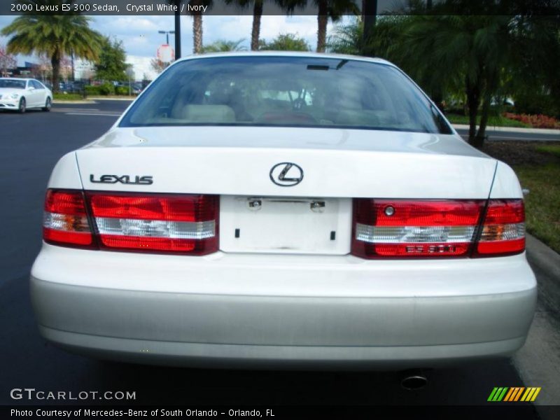 Crystal White / Ivory 2000 Lexus ES 300 Sedan